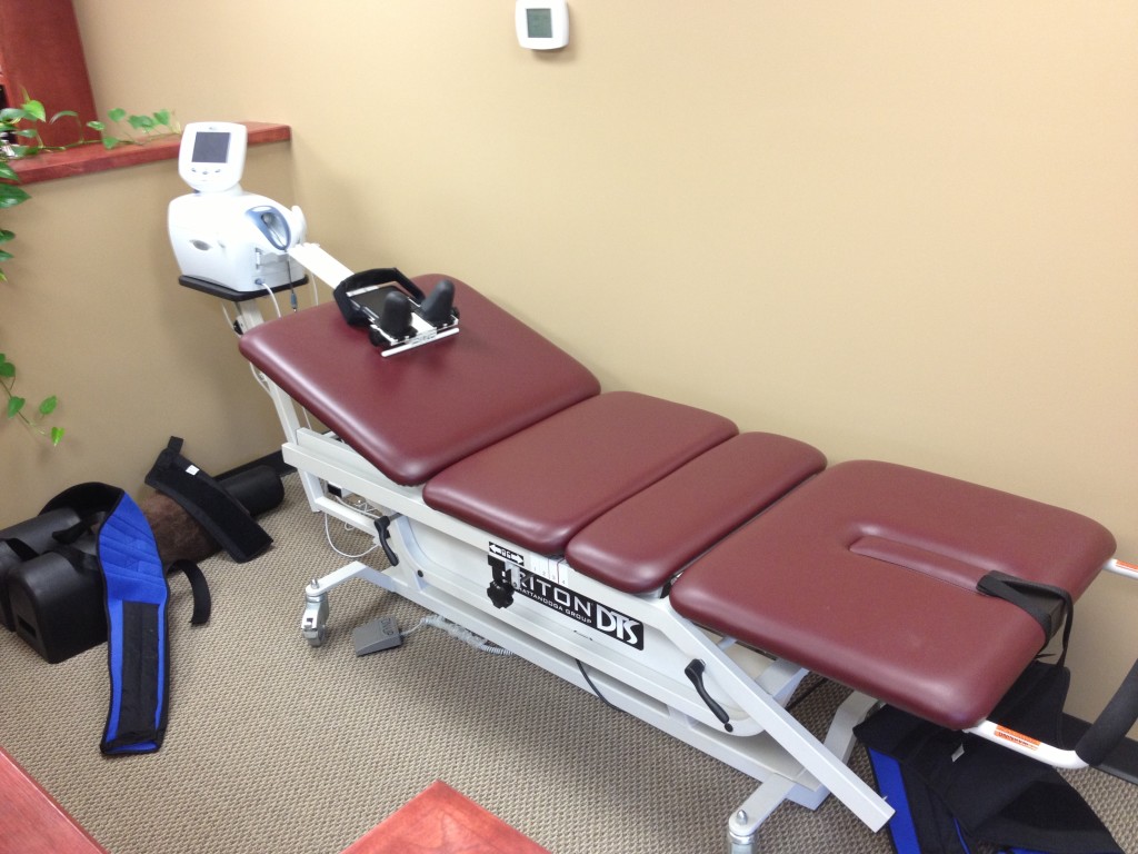 Traction table - Shakopee Chiropractor